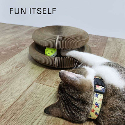 Ultimate Interactive Scratching Post - Engaging Playtime Solution for Indoor Cats - Très Elite