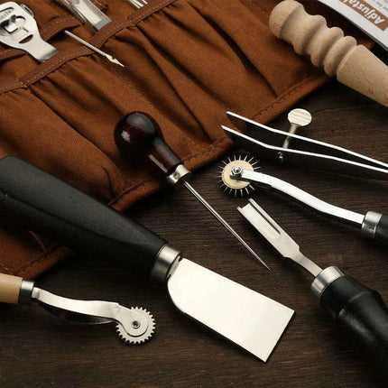 Ultimate Leather Crafting Toolkit - Essential Supplies for DIY Enthusiasts - Très Elite