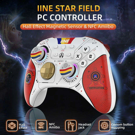Ultimate Multi-Platform Wireless Gaming Controller: Precision Hall Effect Joystick, NFC Amiibo Support & Customizable Features - Très Elite
