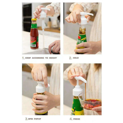 Ultimate Precision Sauce Pump Set – Ideal Dispenser for Syrups, Ketchup, and Oils in Your Kitchen - Très Elite