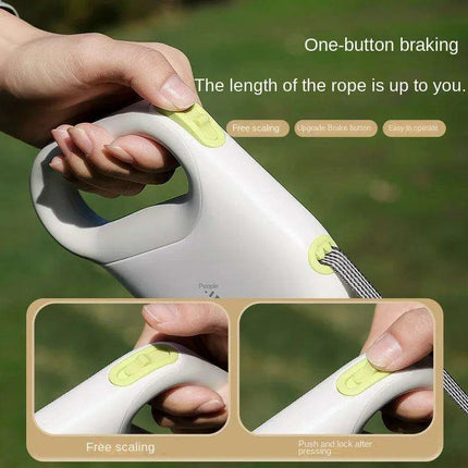 Ultimate Retractable Dog Lead for Safe and Controlled Outdoor Adventures - Très Elite