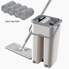 Mop with 4pcs pads