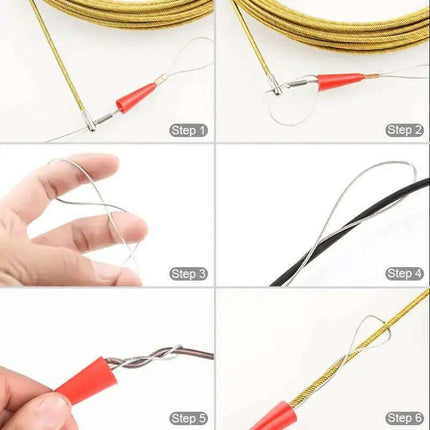 Ultimate Spring Steel Cable Threading Installation Kit - All-in-One Solution - Très Elite