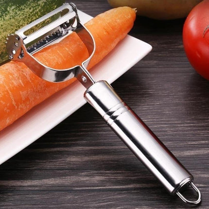 Ultimate Stainless Steel 2-in-1 Grater and Peeler: Your Essential Culinary Tool - Très Elite