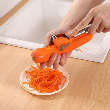 Ultimate Stainless Steel 2-in-1 Grater and Peeler: Your Essential Culinary Tool - Très Elite