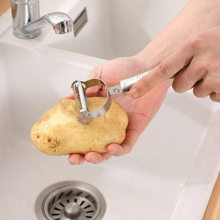 Ultimate Stainless Steel 2-in-1 Grater and Peeler: Your Essential Culinary Tool - Très Elite