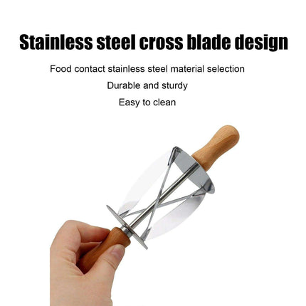 Ultimate Stainless Steel Dough Cutting and Croissant Rolling Kit - Master the Art of Baking - Très Elite
