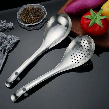 Ultimate Stainless Steel Skimmer Ladle for Effortless Kitchen Straining - Très Elite