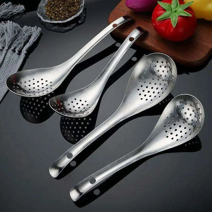 Ultimate Stainless Steel Skimmer Ladle for Effortless Kitchen Straining - Très Elite