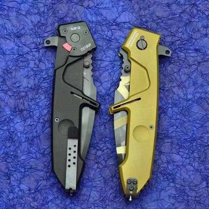 Ultimate Wilderness Folding Survival Knife - Très Elite