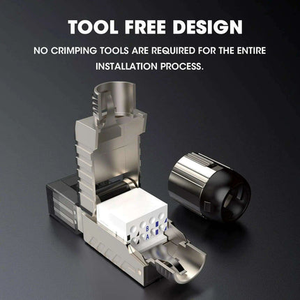Ultra-Fast Cat8 Ethernet Connector Kit for Superior Networking Performance - Très Elite