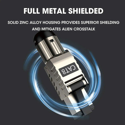 Ultra-Fast Cat8 Ethernet Connector Kit for Superior Networking Performance - Très Elite