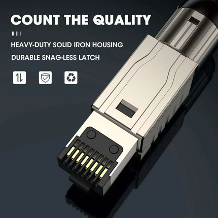 Ultra-Fast Cat8 Ethernet Connector Kit for Superior Networking Performance - Très Elite