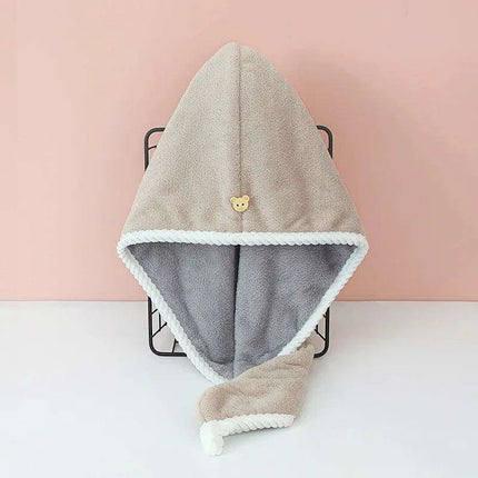 Ultra-Fast Microfiber Hair Drying Cap for Women - Elegant Absorbent Towel Turban..