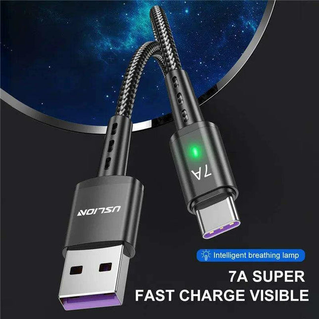 Ultra-Fast USB C Charging and Data Transfer Cable for MacBook, Xiaomi, Samsung, Huawei - Reliable Performance and Compatibility