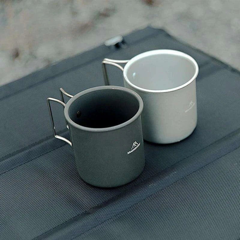 Ultralight Titanium Travel Mug by Widesea - Essential Drinkware for Outdoor Enthusiasts - Très Elite