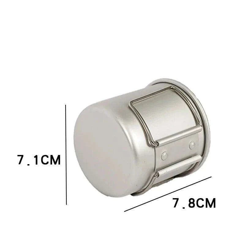 Ultralight Titanium Travel Mug by Widesea - Essential Drinkware for Outdoor Enthusiasts - Très Elite