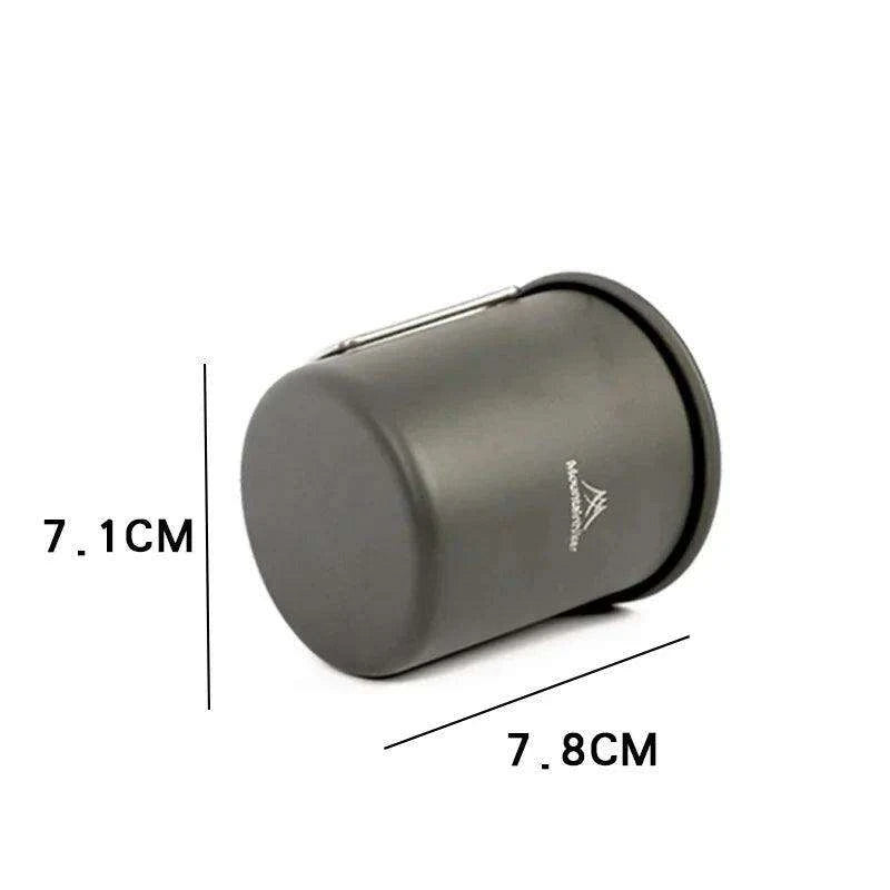 Ultralight Titanium Travel Mug by Widesea - Essential Drinkware for Outdoor Enthusiasts - Très Elite