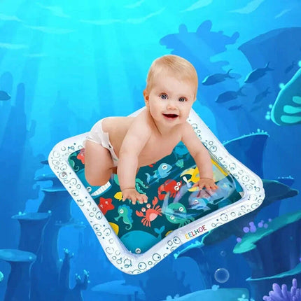 Underwater Adventure Inflatable Baby Play Mat - Fun Water Toy for Newborns and Infants - Très Elite