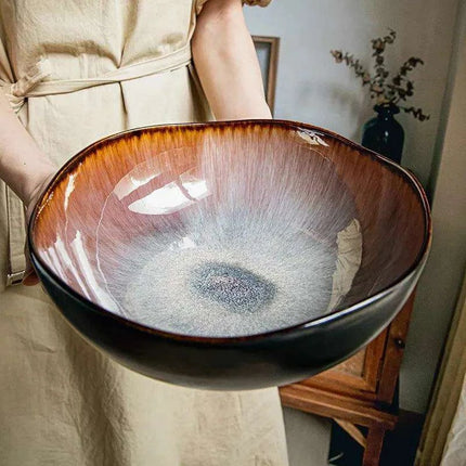 Unique Artisan Rustic Stoneware Dinner Plate Collection - Handcrafted Pottery for Elegant Dining - Très Elite