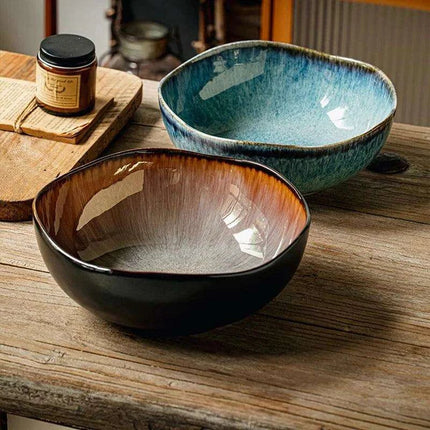 Unique Artisan Rustic Stoneware Dinner Plate Collection - Handcrafted Pottery for Elegant Dining - Très Elite