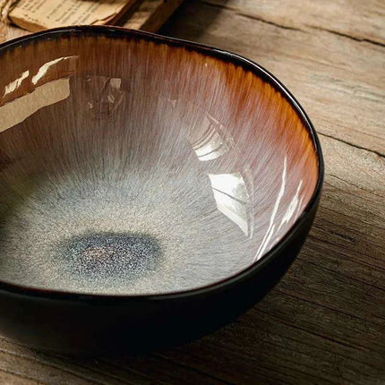 Unique Artisan Rustic Stoneware Dinner Plate Collection - Handcrafted Pottery for Elegant Dining - Très Elite