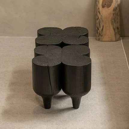 Unique Irregular Luxury Wooden Coffee Tables - Minimalist Side Tables with Complimentary Shipping for Stylish Home Decor - Très Elite