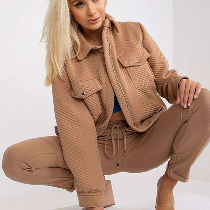 Urban Chic Quilted Jacket Womens Parisian Style Coat - Très Elite