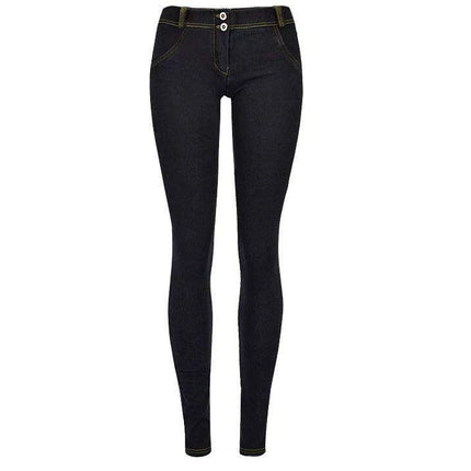 Urban Glam Black Sequin Plaid Skinny Jeans - Chic Street Style