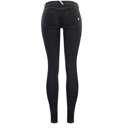 Urban Glam Black Sequin Plaid Skinny Jeans - Chic Street Style