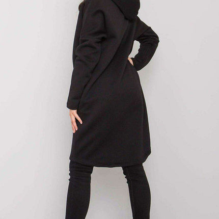 Urban Longline Hoodie Sweatshirt with Eye-Catching Front Graphics - Très Elite