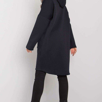 Urban Longline Hoodie Sweatshirt with Eye-Catching Front Graphics - Très Elite
