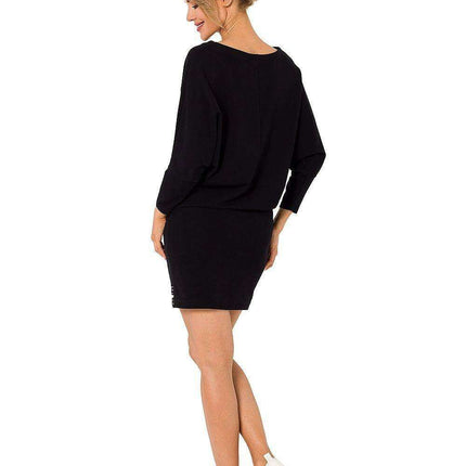 V-Neck Kimono Sleeve Casual Midi Dress - Très Elite