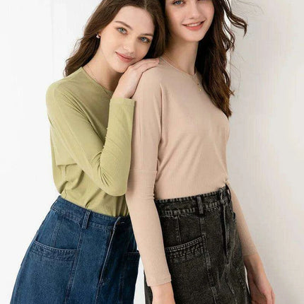 V-Neck Loose Fit Batwing Sleeve Ribbed Top for Summer Women - Très Elite