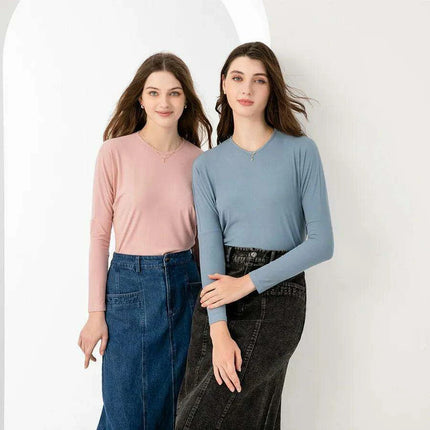 V-Neck Loose Fit Batwing Sleeve Ribbed Top for Summer Women - Très Elite
