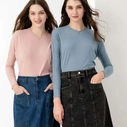 V-Neck Loose Fit Batwing Sleeve Ribbed Top for Summer Women - Très Elite