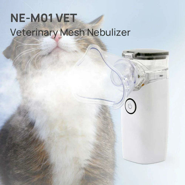VET Ultra-Quiet Portable Veterinary Nebulizer NE-M01