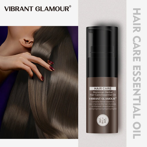 VIBRANT GLAMOUR Moroccan Hair Essential Oil Hair Growth Anti Hair Loss Essence Liquid Nourish Serum Repair Damaged Dry Hair Care FreeDropship