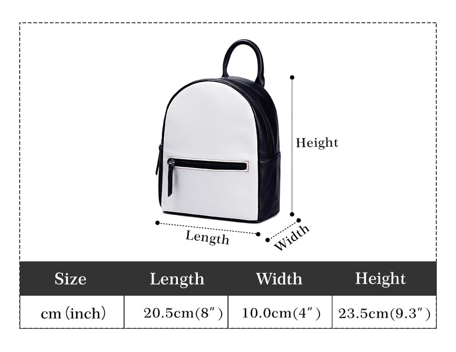Stylish PU Backpack with iPad Compartment