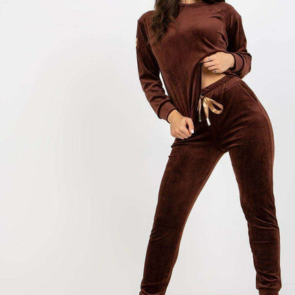 Velour Parisian Lounge Set Velvet Coord Women Collection - Très Elite
