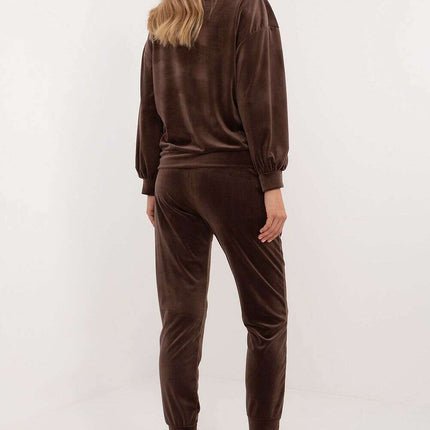 Velour Set Model 201588 For Women Blouse And Pants Set - Très Elite