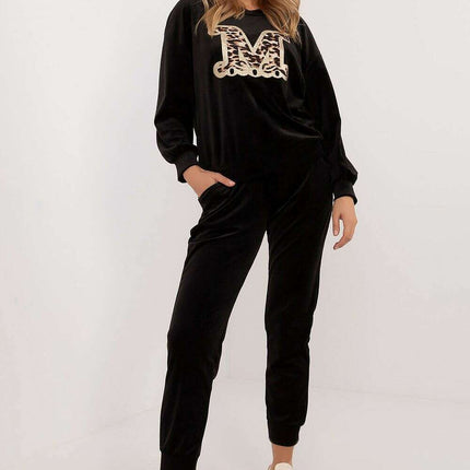 Velour Set Model 201588 For Women Blouse And Pants Set - Très Elite