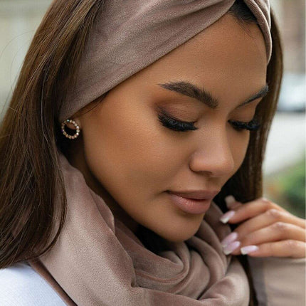 Velvet Chic Headband And Neck Warmer Ensemble Winter Wear - Très Elite