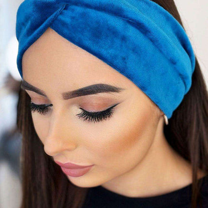 Velvet Elegance Twist Headband for Women Fashion Accessory- Très Elite- Très Elite