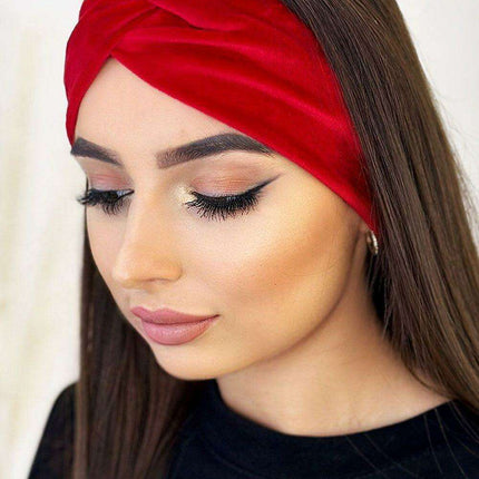 Velvet Elegance Twist Headband for Women Fashion Accessory- Très Elite- Très Elite