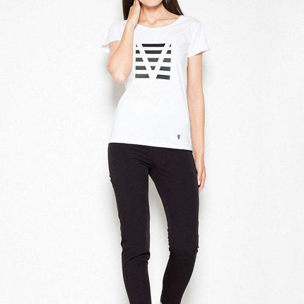 Venaton Contemporary Cotton T-Shirt with Distinctive Graphic Design - Très Elite