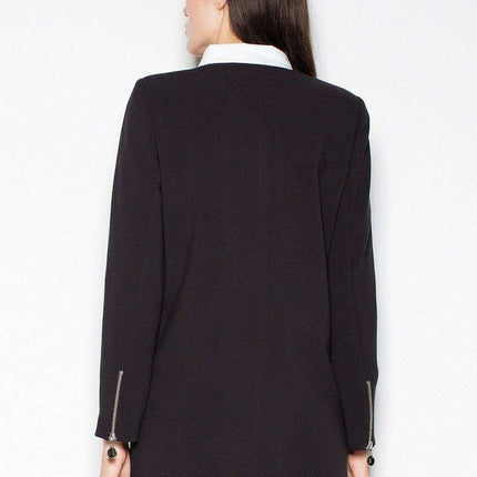 Venaton Modern Elegance Zippered Overcoat - Très Elite