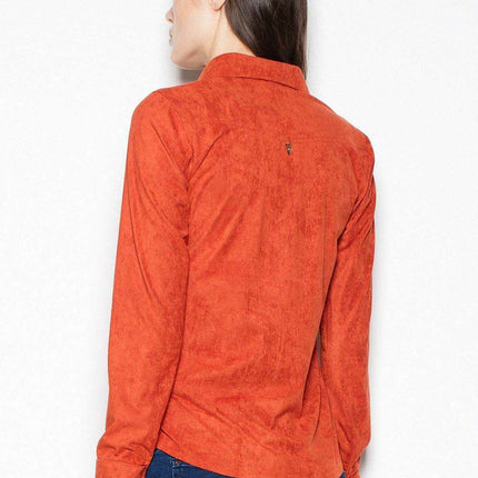 Venaton Suede Long Sleeve Shirt: Classic Style with Modern Metallic Details - Très Elite