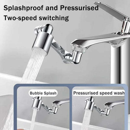 Versatile 1080° Rotating Faucet Extender for Optimal Water Flow - Très Elite
