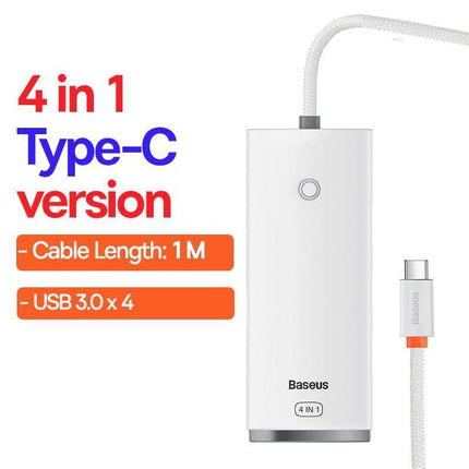 Versatile 12-in-1 USB Hub with Adjustable Cable Lengths and Stylish Color Options - Très Elite